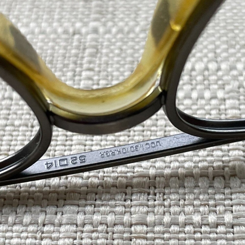 Vintage Universal Men Eyeglasses Frame 10 K.R.P.G Black Tone Glasses - Picture 8 of 11